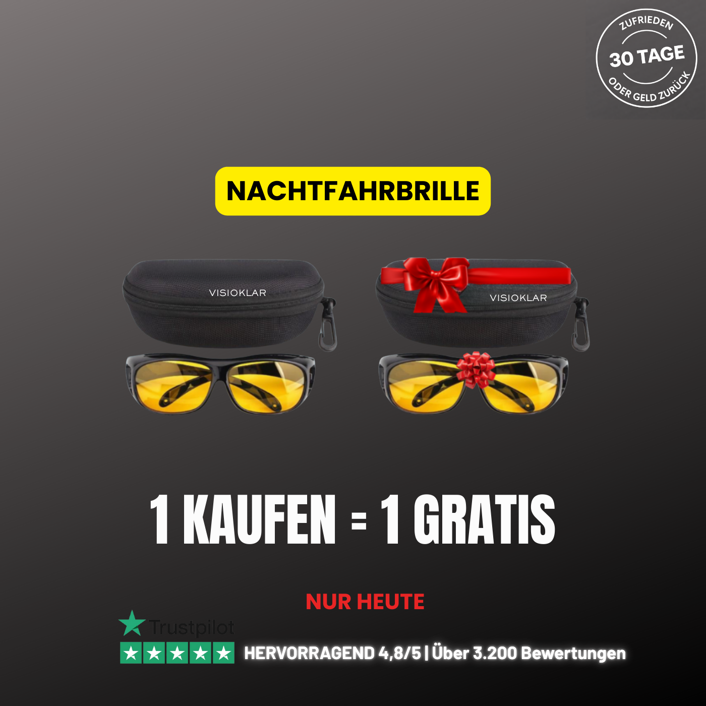 VisioKlar™ – Die Brille, die deine Nacht erhellt