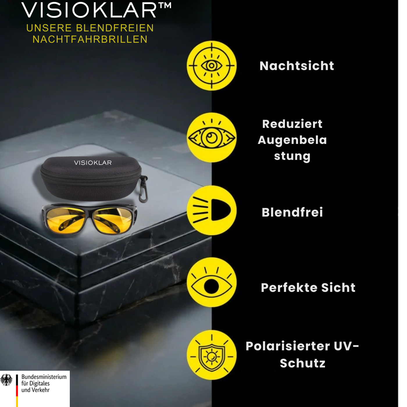 VisioKlar™ – Die Brille, die deine Nacht erhellt