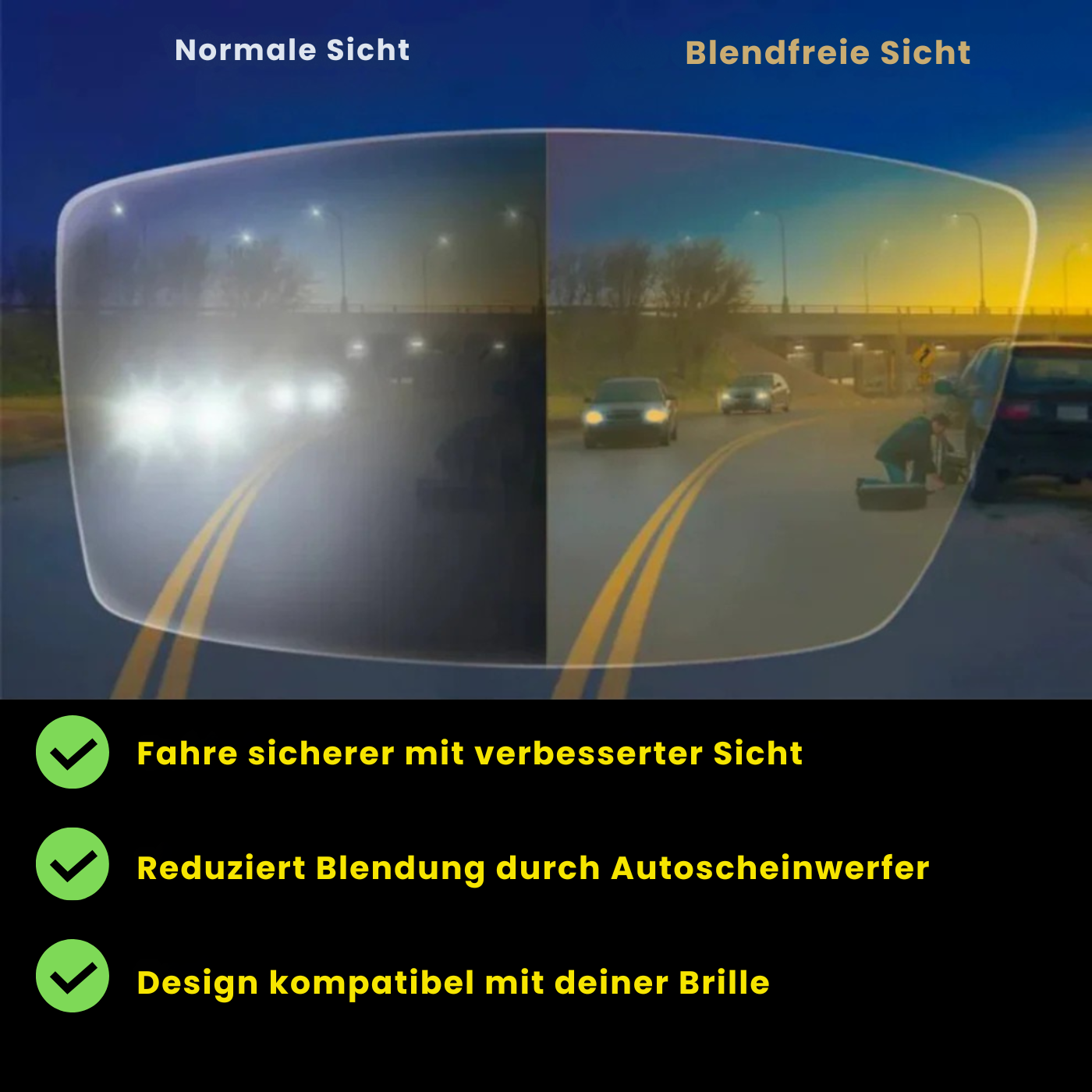 VisioKlar™ – Die Brille, die deine Nacht erhellt
